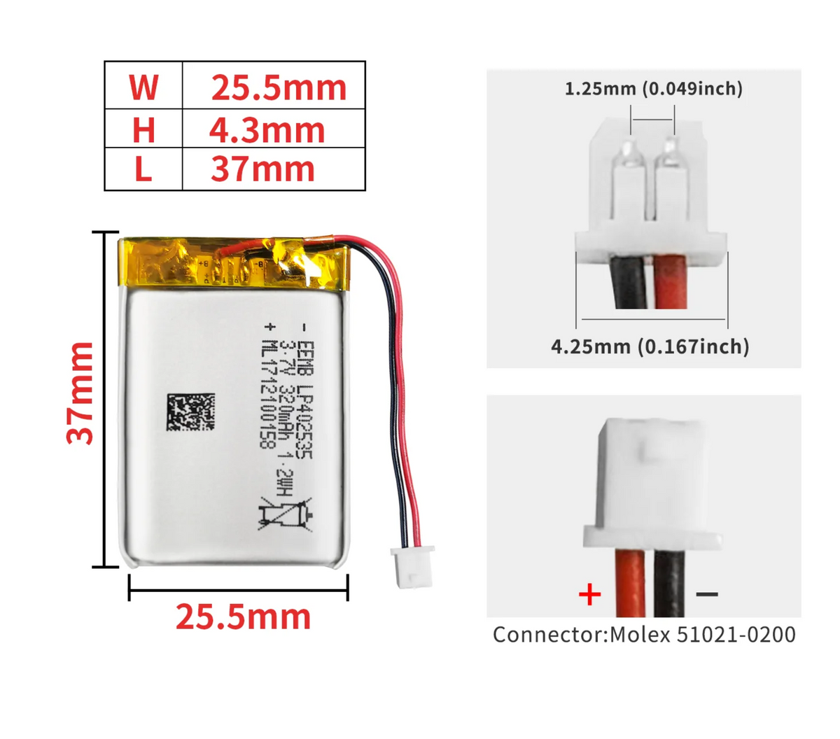 Pocket Bot Battery